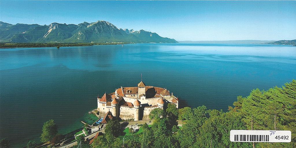 Postcards Pano 45492 Schloss Chillon