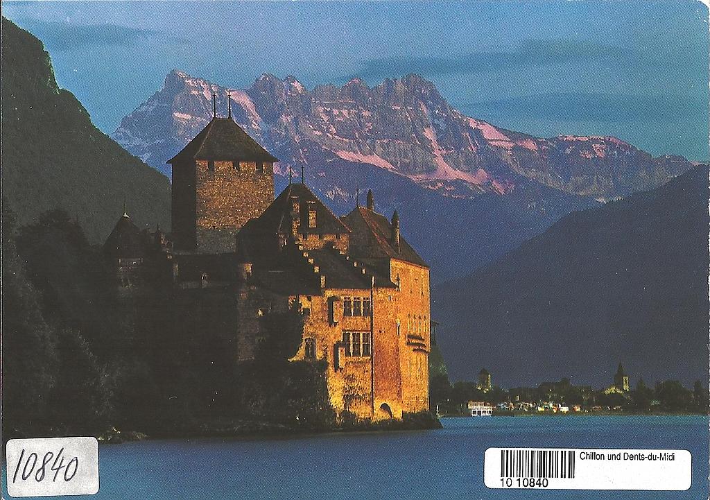 Postcards 10840 Schloss Chillon