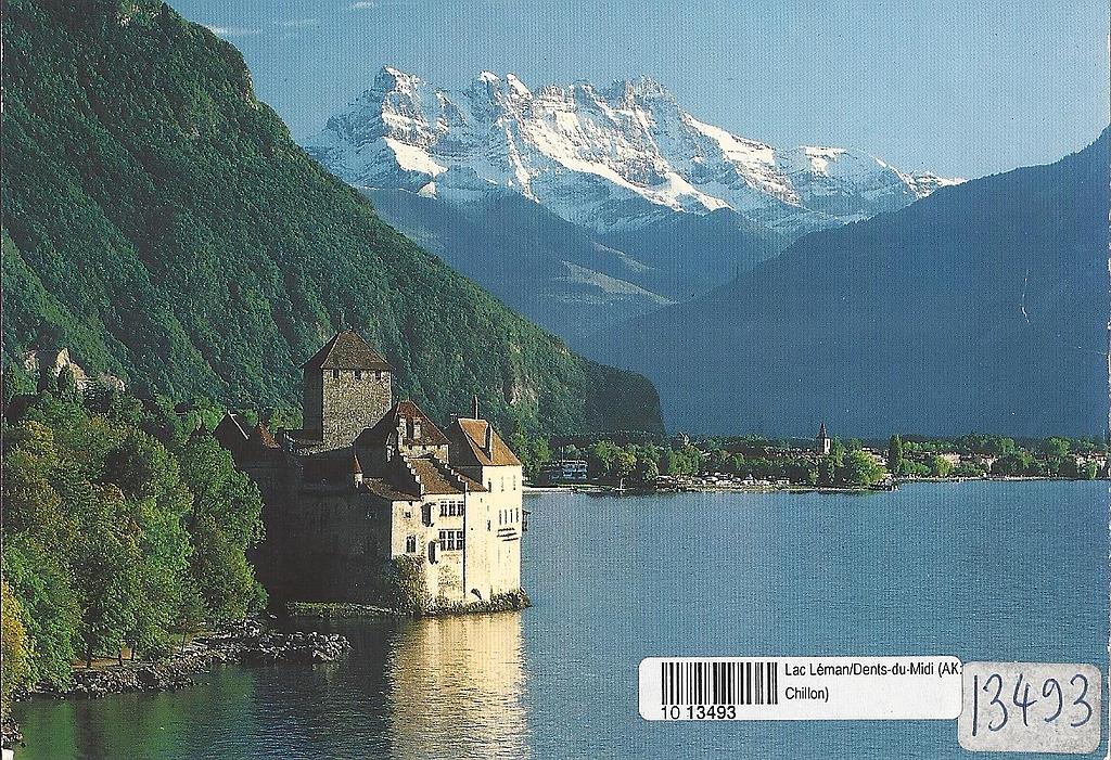 Postcards 13493 Schloss Chillon