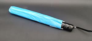 Automatischer blauer Regenschirm
