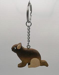 Porte-clés animaux suisse marmotte