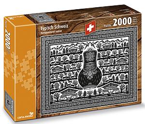 Puzzle 2000 Teile Poya "Typisch Schweiz"