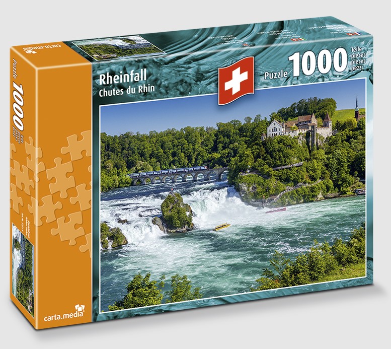 Puzzle 1000 pc Rheinfall