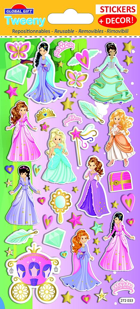 Sticker + Dekor Prinzessinnen