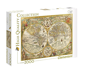 Puzzle 1000 Teile "alte Weltkarte"