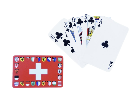 Jokerspiel "Schweiz" (54 Karten, inkl. 2 Joker)