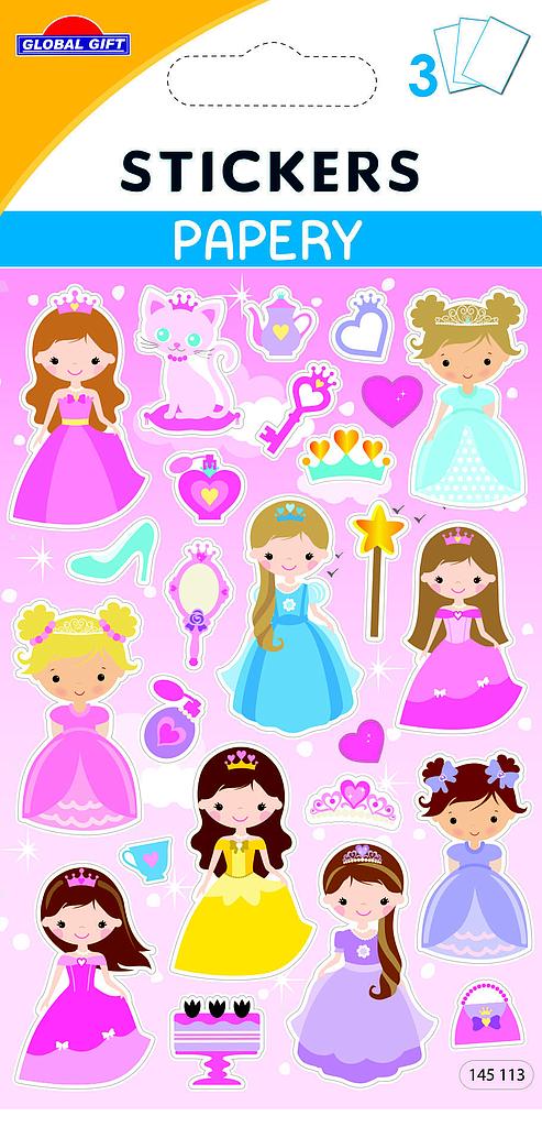 Aufkleber Prinzessinnen