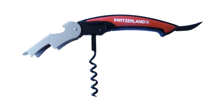 Korkenziehermesser "Switzerland"