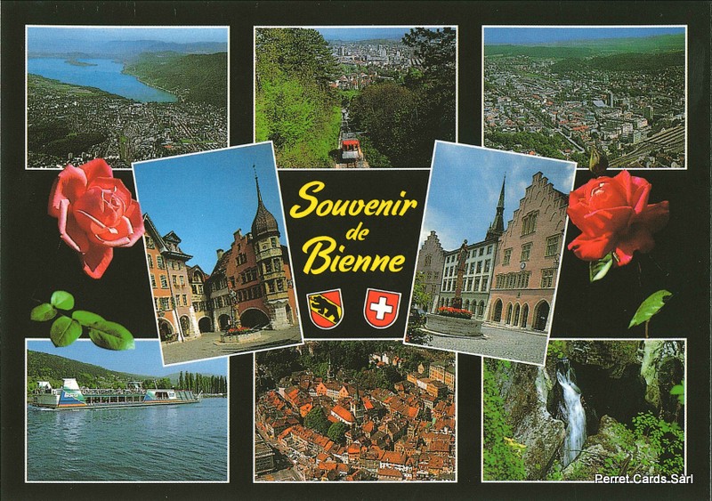 Postcards 17531 "Souvenir de Bienne"