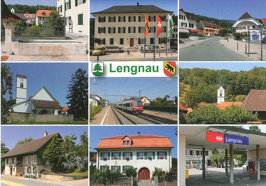 Postcards 27260 Lengnau BE (Longeau)