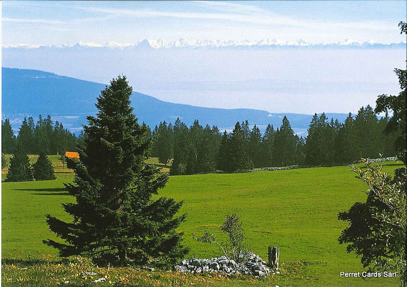 Postcards 22031 La Vue des Alpes