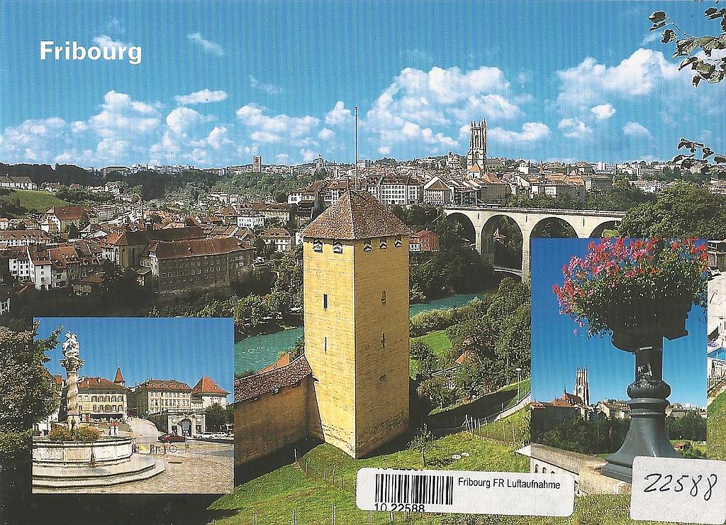 Postcards 22588 Fribourg