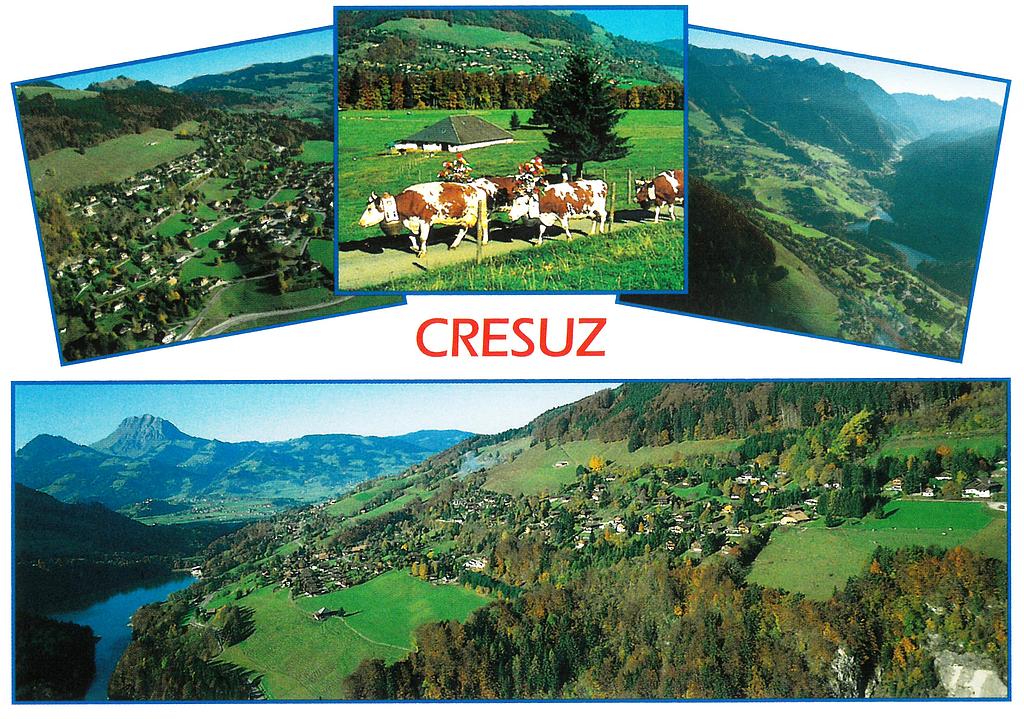 Postcards 03652 Crésuz lac de Montsalvens