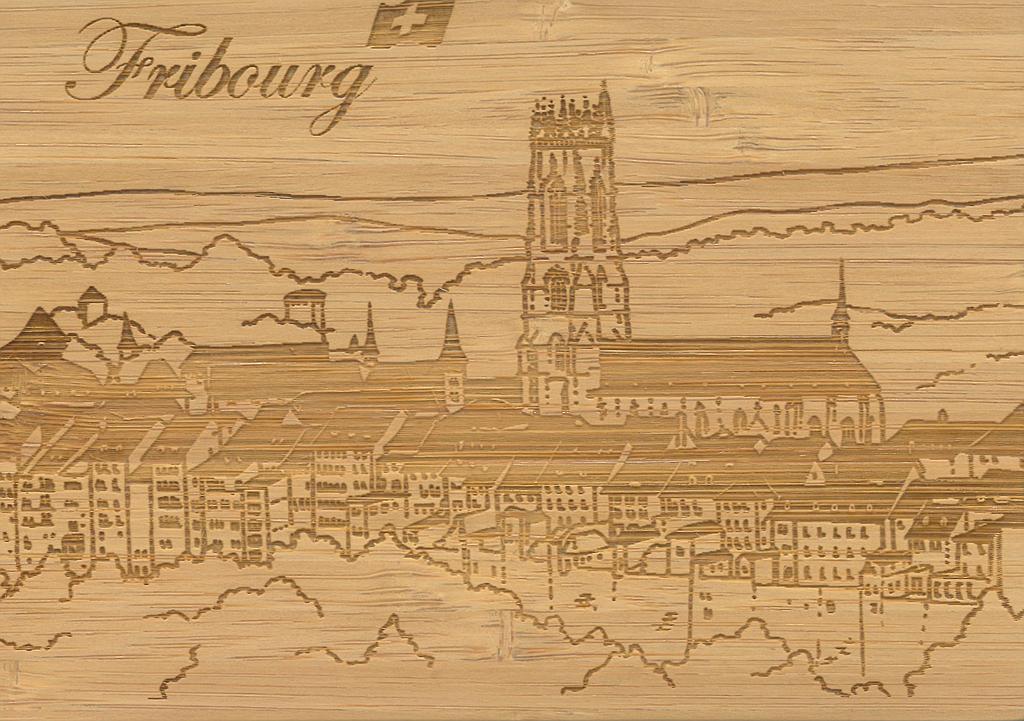 Postcards Bamboo Fribourg (Freiburg)