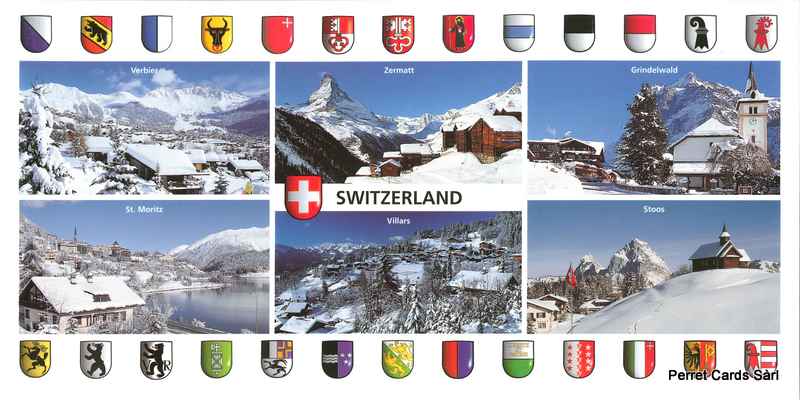 Postcards Pano 45315 w Switzerland