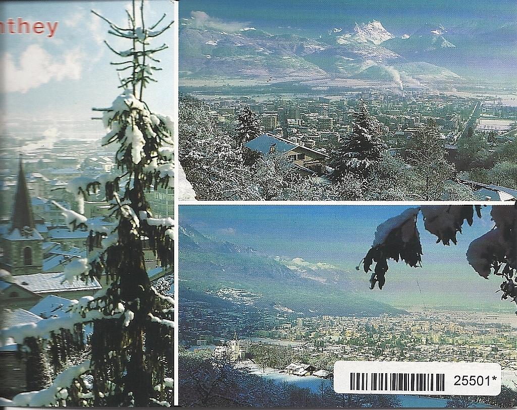 Postcards 25501 w Monthey