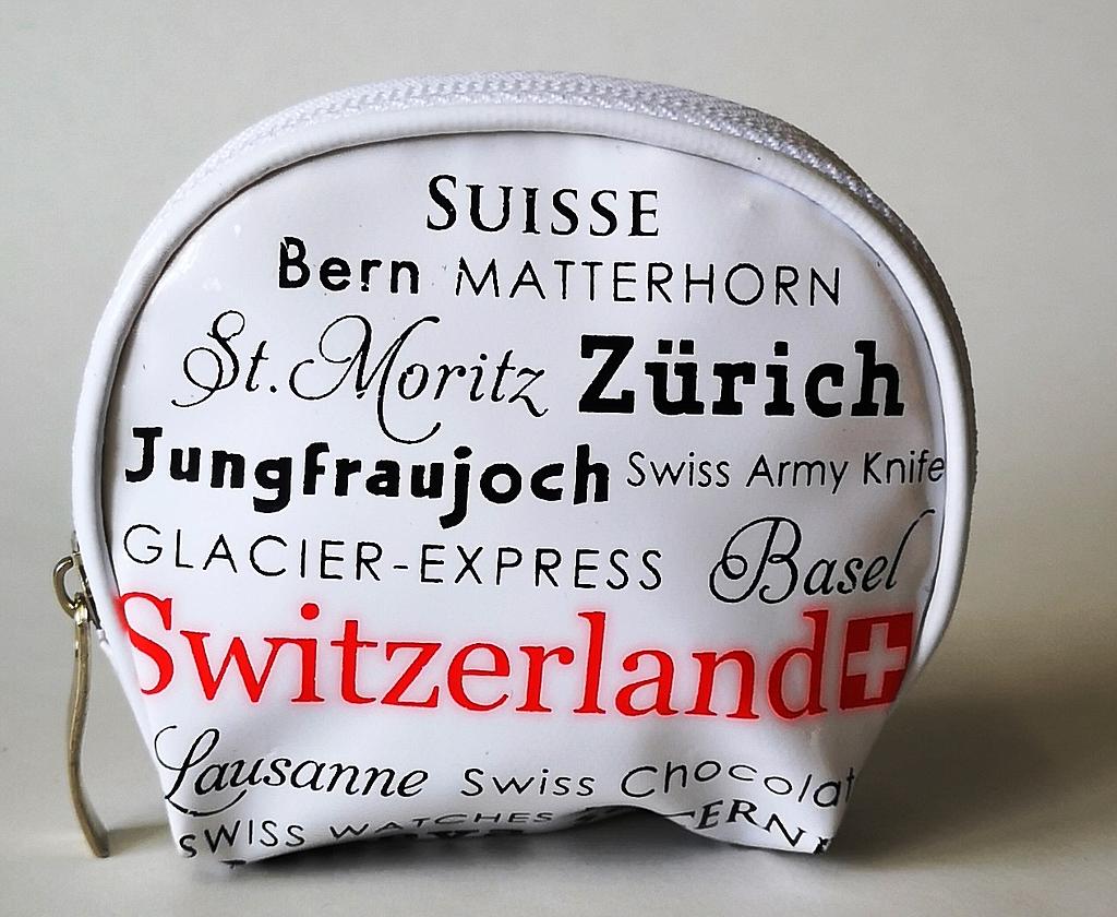 Portemonnaie weiss "Switzerland"