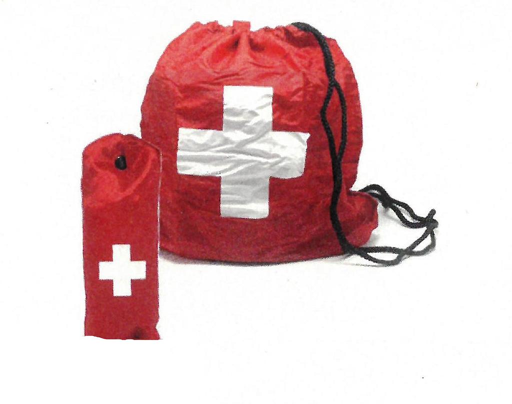 Nylon-Ruscksack mit CH-Kreuz