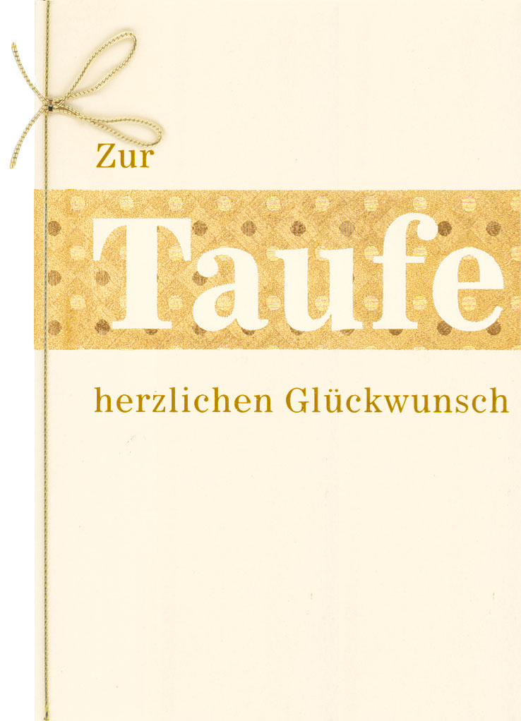 Karte Taufe