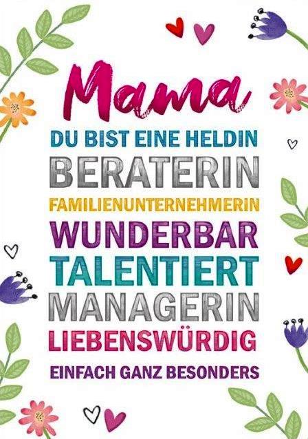 Karte Muttertag