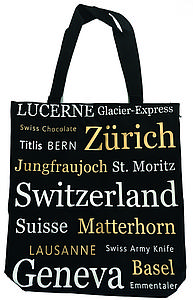 Tasche "Escudo" 33 cm Touristische Schweiz