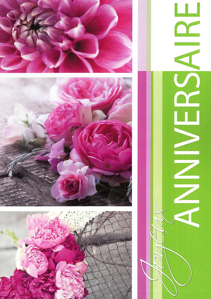Carte A4 Anniversaire