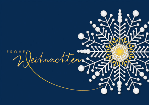 Karte A5 Frohe Weihnachten