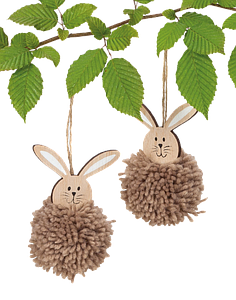 Dekoration Hase zum Aufhängen