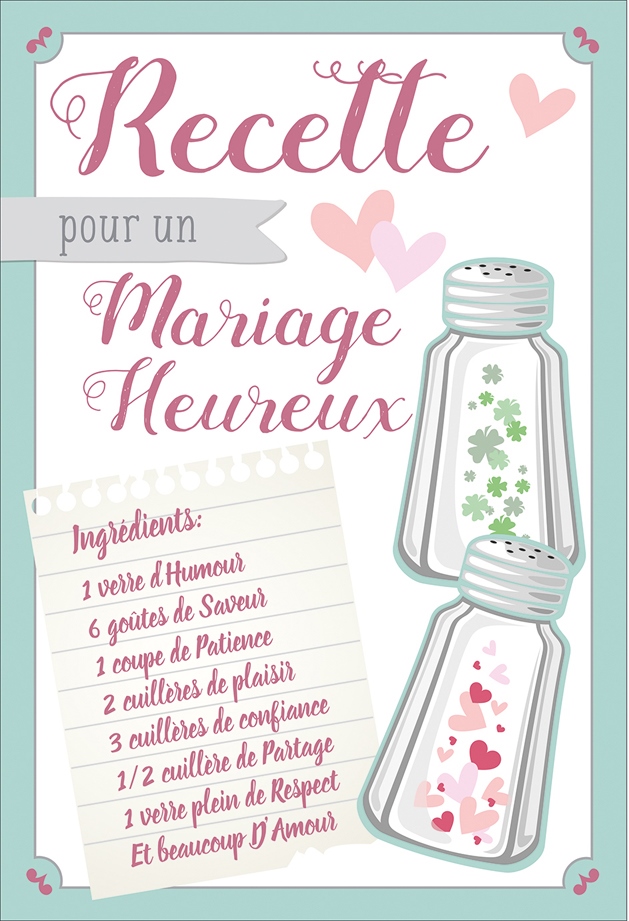 Carte Mariage