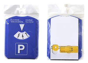 Disque de stationnement en plastique (zone bleue)