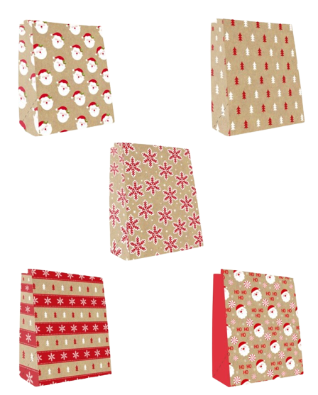 Sacs-cadeaux L Fr. 3.90/pce (x10=UV) Noël