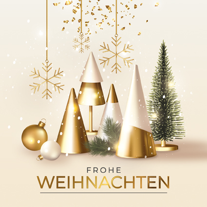 Karte Frohe Weihnachten