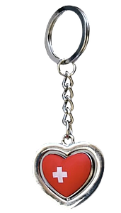 Porte-clés coeur 3D