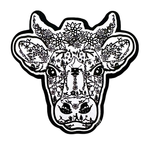 Aimant tête de vache "Poya"