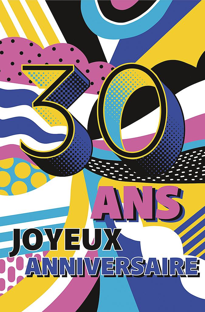 Carte Anniv. 30 ans