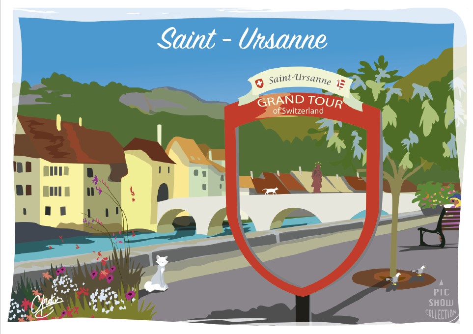 Aimant en plexi St-Ursanne