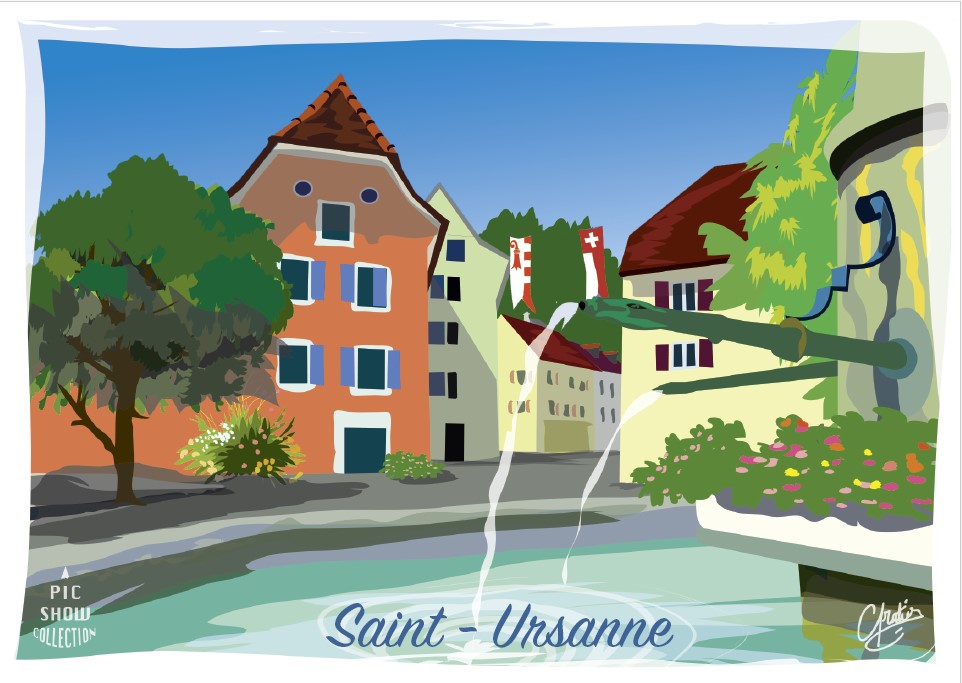 Aimant en plexi St-Ursanne