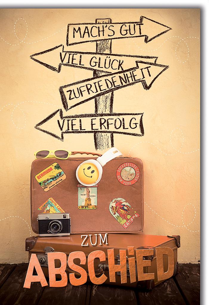 Karte Abschied