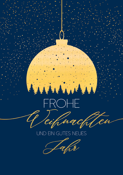 Karte A5 Frohe Festtage