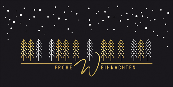 Karte Frohe Weihnachten