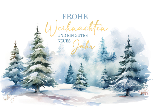 Karte A5 Frohe Festtage