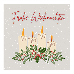 Karte Frohe Weihnachten
