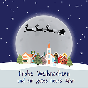 Einfache Karte Frohe Weihnachten (copy)