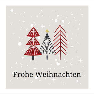 Einfache Karte Frohe Weihnachten (copy)