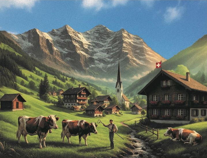 Postcards 8801 Paysage suisse