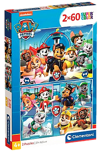 Puzzle 2x60 pcs Pat'Patrouille