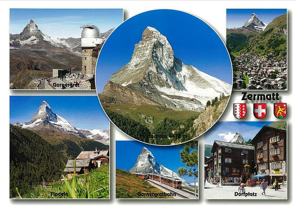 Postcards 25584 w Zermatt