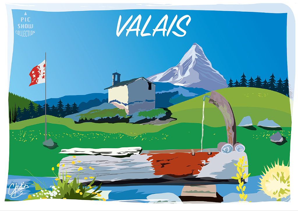Postcards Valais
