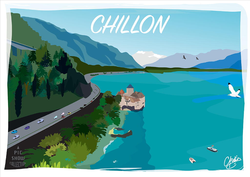 Postcards Château de Chillon