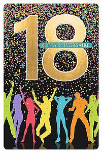 Carte Anniv. 18 ans